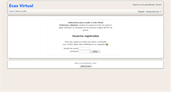 Desktop Screenshot of ecasvirtual.cl